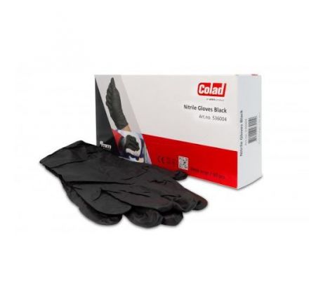 COLAD - Nitrilové rukavice čierne 60 ks/bal.