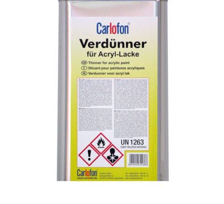 Riedidlo na akrylové farby a laky